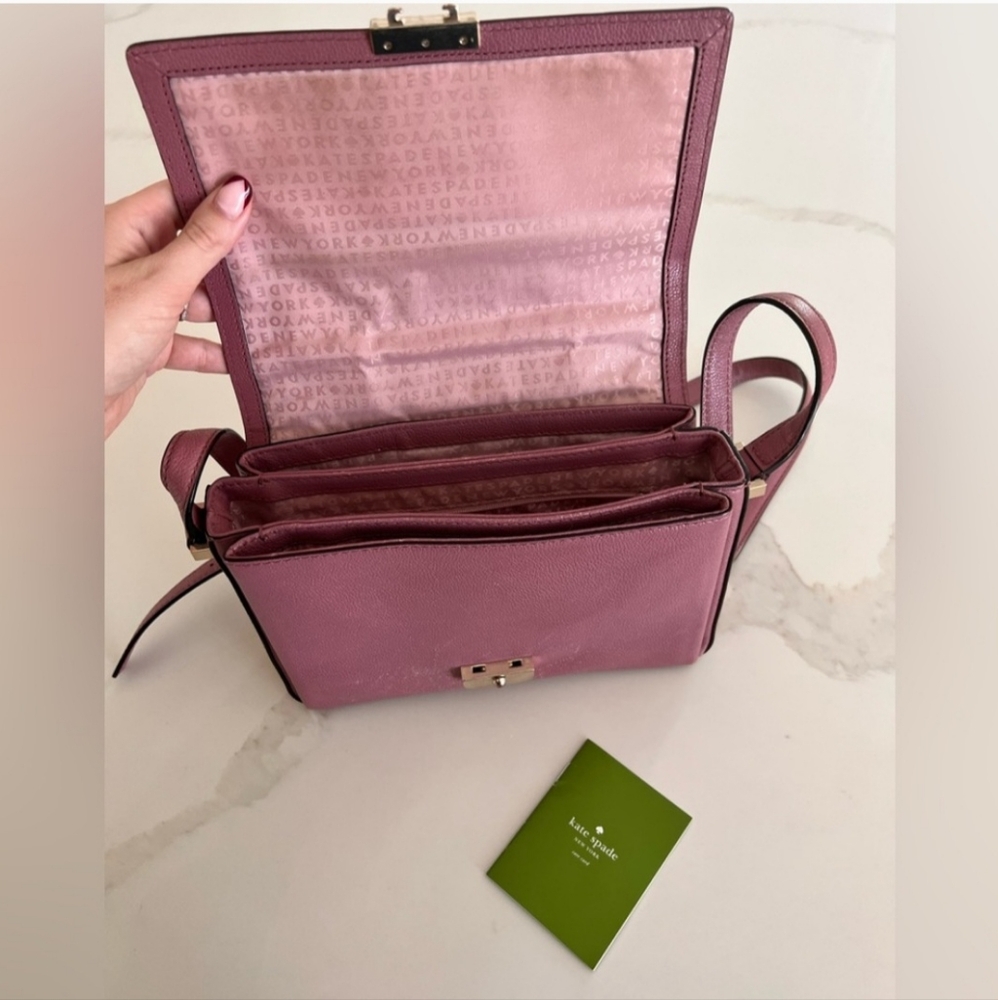 Kate Spade Raisin Milna‎ Lovett Syreet Leather Crossbody Bag - Picture 3 of 6